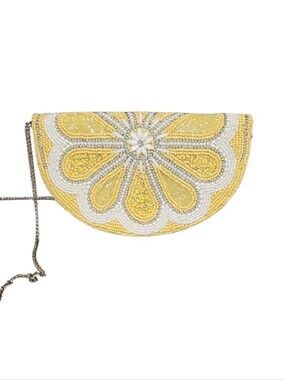 Studio 12 NWT Viral Beaded Lemon Wedge Crossbody Purse